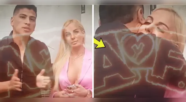 John Kelvin y Dalia Durán se abrazaron. John Kelvin y Dalia Durán se abrazaron.