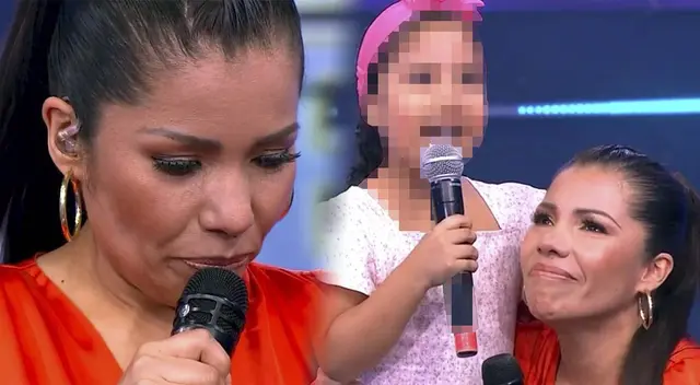 Susan Ochoa se quiebras tras escuchar cantar a su hija en el estreno de Aquí todo se puede.