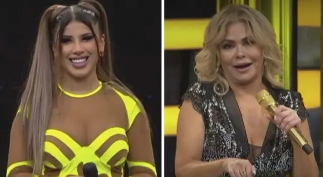 Gisela Valcárcel halaga a Yahaira Plasencia.