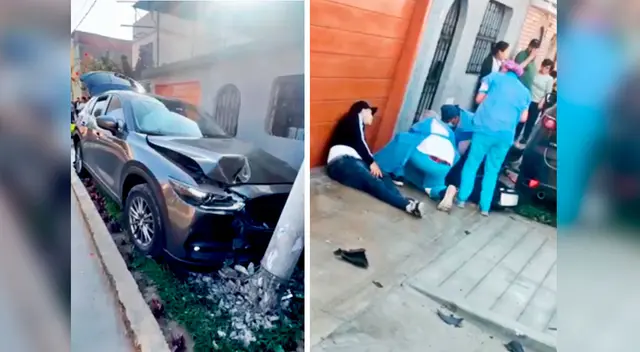 Los presuntos hampones quedaron graves en el pavimento, mientras que el conductor quedó detenido.