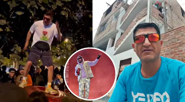 El hecho ocurrió durante la segunda presentación del 'Conejo malo', luego de dejar el auto frente a la comisaría de Petit Thouars, a raíz de los desvíos de la Municipalidad de Lima.