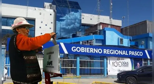 Pobladores de Cerro de Pasco molestos con candidatos a gobernador regional.