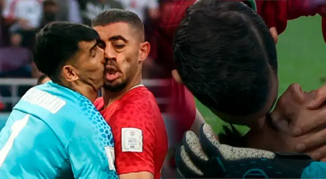 Arquero Beiranvand salió de la cancha por una fuerte lesión en el rostro.