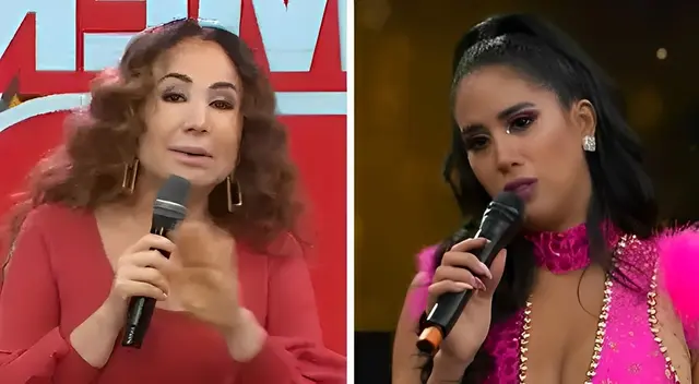 Janet Barboza se fue con todo contra Melissa Paredes. Janet Barboza se fue con todo contra Melissa Paredes.