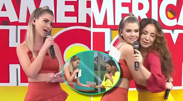 Brunella Horna conmovió al invitar a sus co-conductoras y productor.