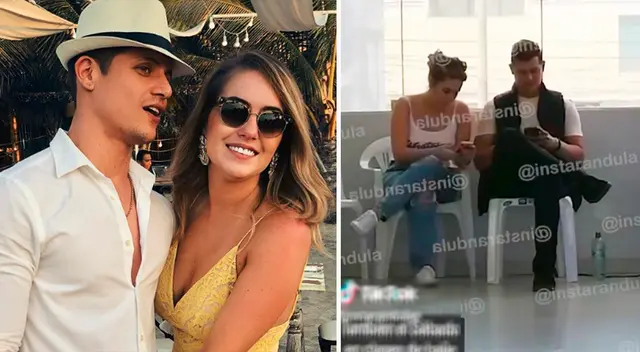 Gino Pesaressi y Mariana Vértiz se lucen juntos.