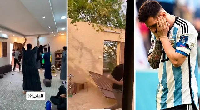 Hinchas de Arabia Saudita celebraron por todo lo alto el triunfo ante Argentina.