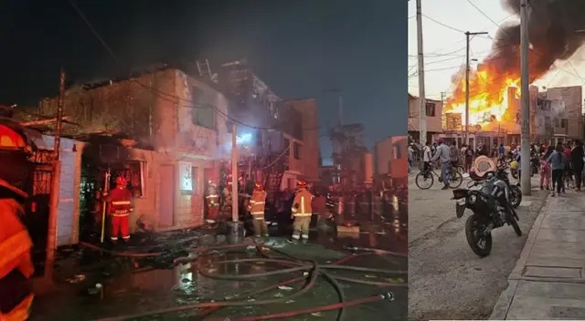 Incendio ocurrido en asentamiento humano del Callao Incendio ocurrido en asentamiento humano del Callao