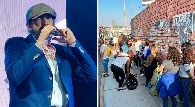 Fanático continúan formando colas en exteriores de Arena Perú. Fanático continúan formando colas en exteriores de Arena Perú.