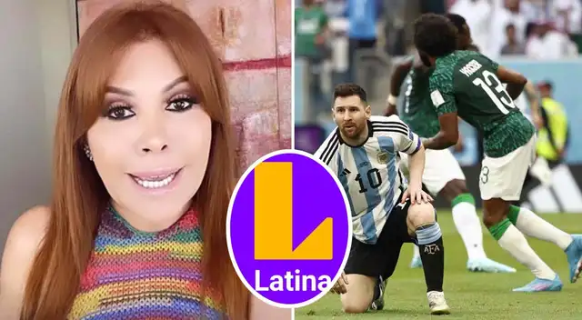 Magaly Medina se burla de Latina tras ser el canal del Mundial.