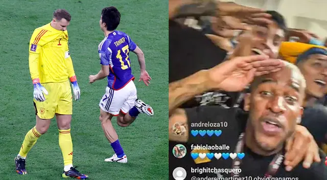 Alemania y Japón se enfrentaron por el grupo E del Mundial Qatar 2022 y Jefferson Farfán reaccionó.