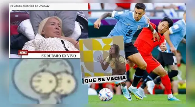 Así reaccionaron los usuarios tras partido entre Uruguay y Corea del Sur.