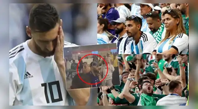 Hinchas argentinos y mexicanos encendieron las previas de manera polémica.
