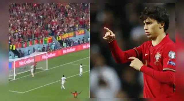 Así fue el segundo gol de Portugal.