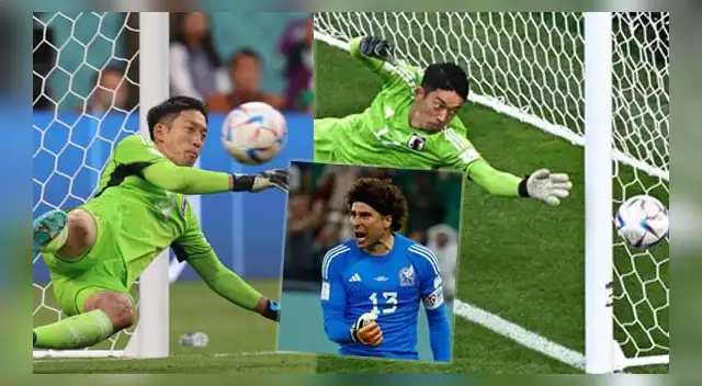 El portero japonés llamó la atención en las redes sociales. El portero japonés llamó la atención en las redes sociales.