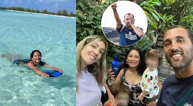 Hernán Barcos, delantero de Alianza Lima, se fue de vacaciones con su familia y la niñera de sus hijos. Hernán Barcos, delantero de Alianza Lima, se fue de vacaciones con su familia y la niñera de sus hijos.