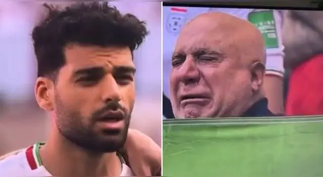 La selección de Iran cantó su himno nacional, pero los hinchas del país los abuchearon y lloraron.