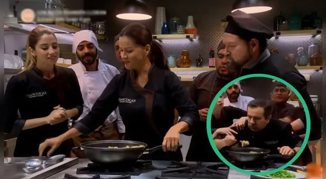 Diego Montalbán SE DESCONTROLA al probar chaufa de 'Charito': "Déjenme, está bueno"
