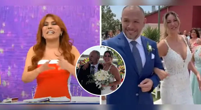 Magaly habla sobre el terno de JAckson Mora. Magaly habla sobre el terno de JAckson Mora.