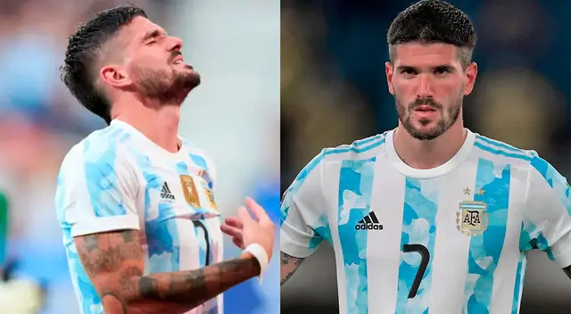 Jugador argentino Rodrigo De Paul comete impresiciones. Jugador argentino Rodrigo De Paul comete impresiciones.