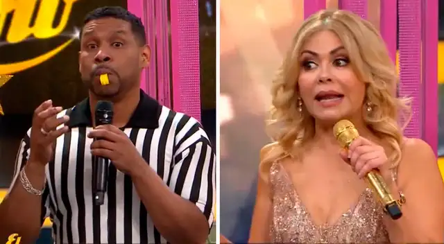 Gisela Valcárcel sorprende a Giselo.