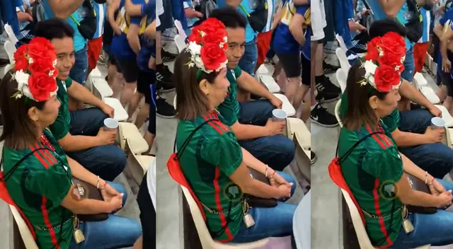 La pareja mexicana no pudo ocultar su incomodidad tras cometer tremendo error en Qatar 2022. La pareja mexicana no pudo ocultar su incomodidad tras cometer tremendo error en Qatar 2022.