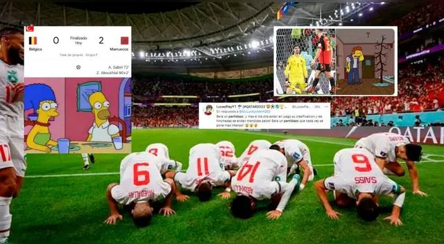 Usuarios en Twitter reaccionan al partido entre Marruecos vs. Bélgica por el Mundial Qatar 2022. Usuarios en Twitter reaccionan al partido entre Marruecos vs. Bélgica por el Mundial Qatar 2022.