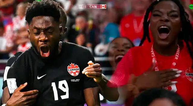 Alphonso Davies le da la alegría a todo Canadá en el Mundial.