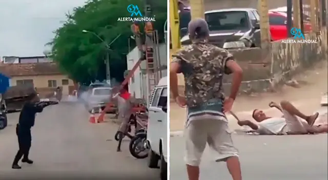 Brasil: hombre es abatido ¡con un coco!