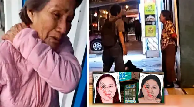 El violento hecho también fue captado por los vecinos de la zona, quienes encontraron a los dos abuelitos con signos de haber sido golpeados.