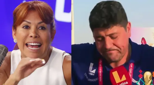 Magaly Medina critica llanto de Checho Ibarra por primera vez en mundial.