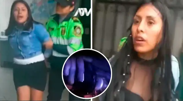 Ambas mujeres fueron puestas a disposición del Ministerio Público. Tienen antecedentes.