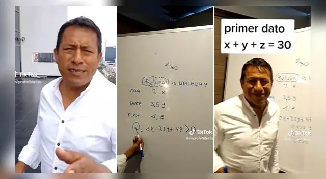 El profe Fideito generó debate en TikTok. El profe Fideito generó debate en TikTok.