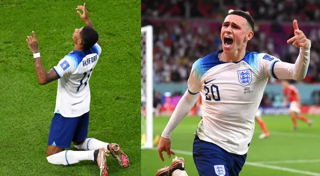 Inglaterra clasifica a octavos de final derrotando 3 - 0 a Gales y es líder del Grupo B.