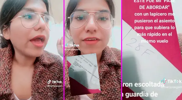 La joven no imaginó que la aerolínea se equivocaría con su vuelo.