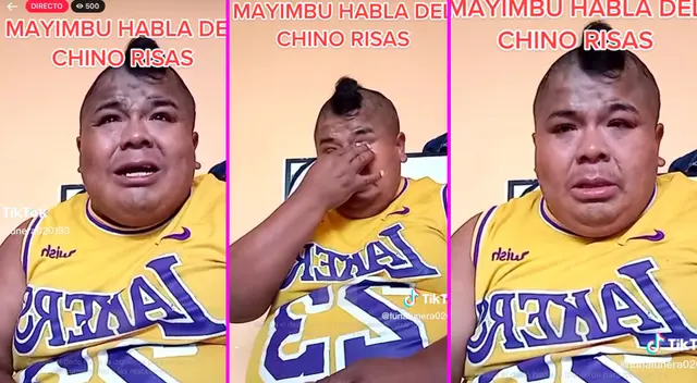 Mayimbú no pudo evitar llorar la recordar al Chino Risas.