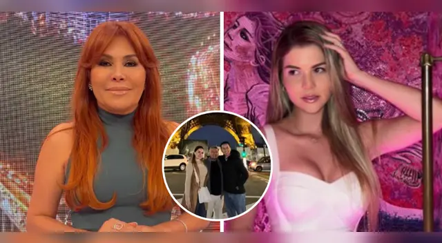 Magaly Medina se ríe de Brunella Horna.