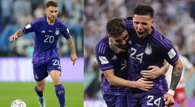 Argentina asegura su pase a los octavos de final derrotando a Polonia por 2 -0 .