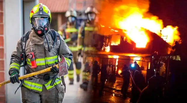 El hombre no pudo controlar las llamas luego de prender su cojín.