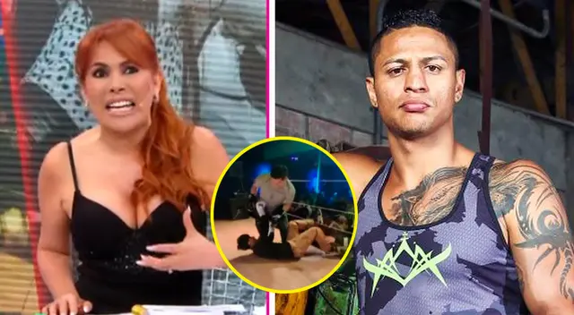 Jonathan Maicelo improvisa pelea de box en discos.