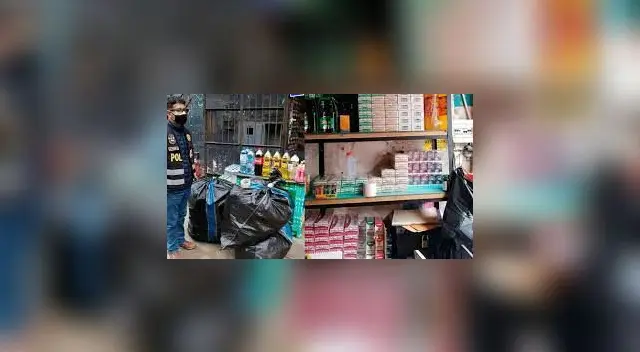 Policía incautó la mercadería e intervino a mujer Policía incautó la mercadería e intervino a mujer