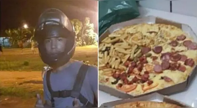 El chico fue a entregar el pedido, sin pensar que se trataba de su propia casa y escena dio la vuelta al mundo. El chico fue a entregar el pedido, sin pensar que se trataba de su propia casa y escena dio la vuelta al mundo.