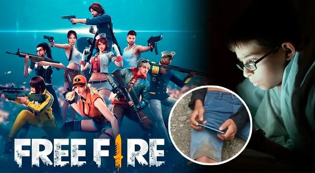 El joven fue encontrado por su familia jugando Free Fire dormido.