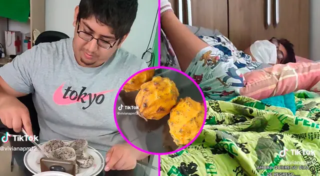 El joven no creyó que la pitahaya le afectaría el estómago.