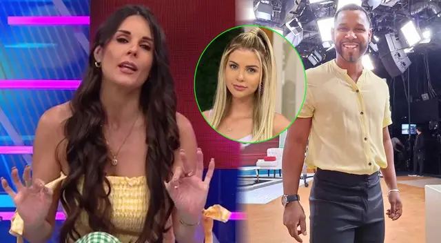 Rebeca Escribens celebra troleadas en vivo que le hace Giselo a la modelo Brunella Horna.