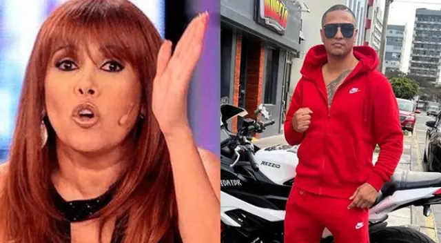 Jonathan Maicelo llegó al set de Magaly Medina y tuvieron una fuerte discusión.