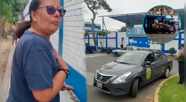 Tía de hombre que fue acribillado en colegio de Los Olivos, llora su partida.