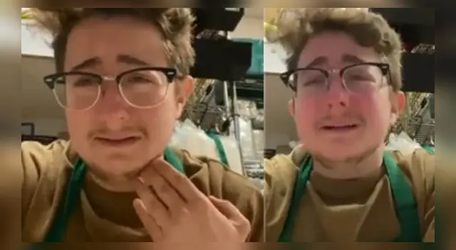 Su llanto causó controversia en las redes sociales. Su llanto causó controversia en las redes sociales.