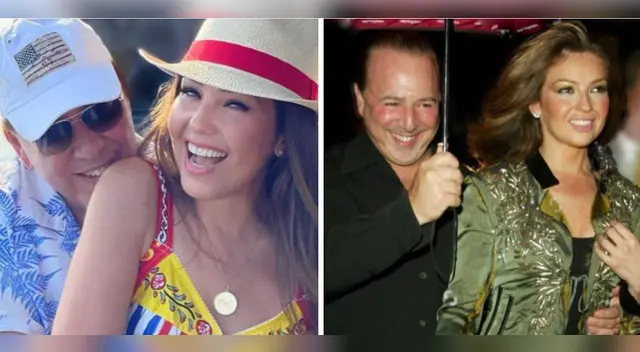Thalía y Tommy Mottola celebran 22 años de casados.