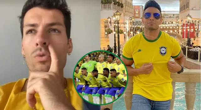 Patricio Parodi bromea a Rafael Cardozo Patricio Parodi bromea a Rafael Cardozo